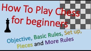 Learn to Play Chess in about 15 minutes [upl. by Lytsirhc]