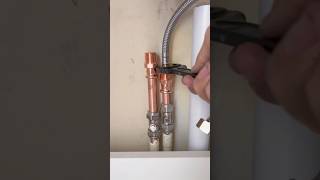 Plumbing up a basin unit with press asmr asmrsounds diy howto tools subscribe youtubeshorts [upl. by Ainoval]