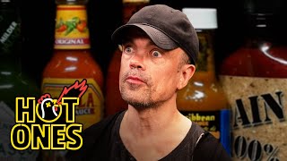 Peter Dinklage Breathes Fire While Eating Spicy Wings  Hot Ones [upl. by Concoff]