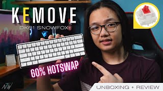 Kemove DK61 Snowfox Mechanical Keyboard  Unboxing amp Review [upl. by Tower]