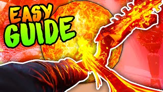 BEST FIRE BOW UPGRADE GUIDE EASY Black Ops 3 Zombies Der Eisendrache Easter Egg Guide  Tutorial [upl. by Nauqyaj625]