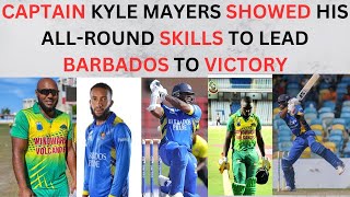 Barbados Pride vs Winward Islands VolcanoesMayers giving them a quick reminder [upl. by Garlanda486]