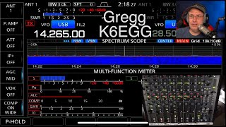 🔴 K6EGG NIGHT 101924 DMR DStar HF and FT8 Icom IC9700 AND IC7610 HF antenna [upl. by Anirret874]