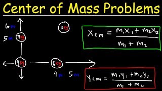 Center of Mass Physics Problems  Basic Introduction [upl. by Assennev103]