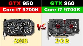 GTX 950 VS GTX 960 New Games Benchmarks [upl. by Caiaphas]