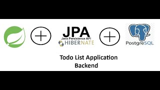 Spring Boot JPA ToDo List Application Tutorial Part 12 API Testing with Postman amp PostgreSQL [upl. by Ifar]