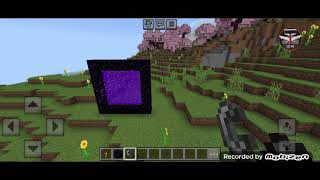 how to make portal in Minecraft [upl. by Ise]