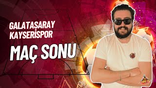 Galatasaray  Kayserispor  Maç Sonu [upl. by Eberle]