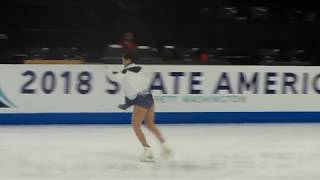 Satoko Miyahara Step Sequence Practice [upl. by Eixam]