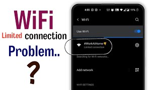 WiFi Limited Connection Problem  WiFi Limited Wala Masla Kaise Theek Kare [upl. by Bearce288]