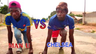 MAN U VS CHELSEA best zim comedy [upl. by Chickie]