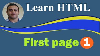 HTML tutorial for beginners first page [upl. by Anatolio]