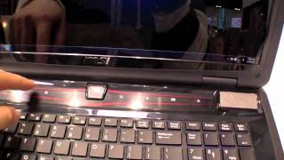 MSI GX780R High End Gaming Notebook im Hands On auf der Cebit 2011 [upl. by Krum]