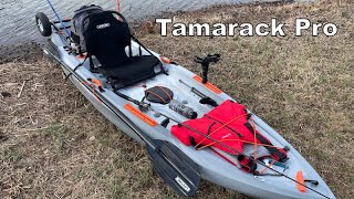 Kayak Fishing in my Lifetime Tamarack Pro  ft LunkerHunter [upl. by Jaehne584]