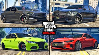 Best 4 Doors Sport Cars in GTA 5 Online [upl. by Icat797]