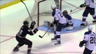 Nick Bonino goal St Louis Blues vs Anaheim Ducks 20 Mar 2012 NHL Hockey [upl. by Elleirol940]