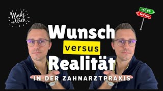 Wunsch und Realität in der Zahnmedizin 🤔🦷  Zahnarzt Dr Maximilian Fuhrmann [upl. by Weitman]