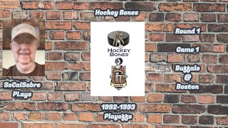 Hockey Bones  19921993 Playoffs  Buffalo  Boston [upl. by Yreme]