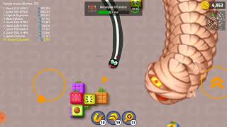 ZONA CACINGio YANG RAKUS WORMSZONEio BEST GAMEPLAY [upl. by Anelyak]