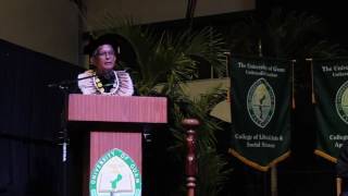 Commencement  Spring 2016  Dr Robert Underwood UOG President [upl. by Emilee]