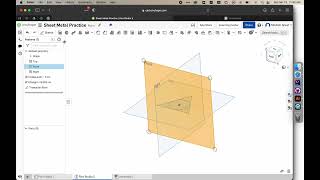 Creating A Sheet Metal Tetrahedron in OnShape [upl. by Ymled]