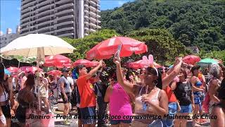 CARNAVAL 2023  BLOCO MULHERES DE CHICO  PRAIA DO LEME  RIO DE JANEIRO [upl. by Adnaluoy]