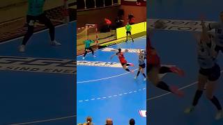 Best shot and save handball 🤾‍♂️handballhandballhighlightsbestofhandballhandballplayertrending [upl. by Sullivan618]