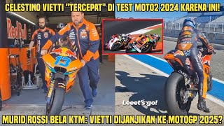 Brutal Celestino Vietti quotTercepatquot di Test Moto2 2024 Vietti Dijanjikan Naik ke MotoGP 2025 [upl. by Vernier910]