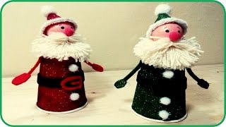 ❣DIY Santa Claus Using Paper Cups❣ [upl. by Eizdnil]