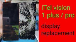 iTel vision 1 plus  vision 1 Pro display change  maa telecom [upl. by Rubenstein763]