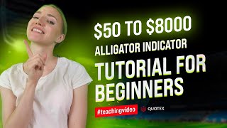 TUTORIAL HOW TO USE ALLIGATOR INDICATOR FOR BINARY OPTIONS [upl. by Badger]