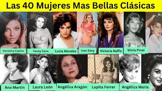 las 40 Mujeres mas bellas de las telenovelas clásicas  Descubre quien es la 1 [upl. by Rodge]