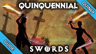 D3 How to get  Quinquennial Swords Patch 241 [upl. by Aisatsan]