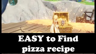 Pizza Recipe Genshin Impact Location how to make amp Get the pizza for kamisato ayaka [upl. by Blondell]