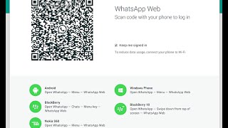 How To Use WhatsApp Web  How to Scan Whatsapp Web QR Code [upl. by Orfield955]