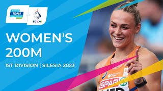 Womens 200m  Full race replay  Silesia 2023 European Athletics Team Championships [upl. by Candie]