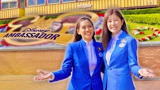 【4K】 Welcoming Gisele and Beyan 20242025 Ambassadors｜Hong Kong Disneyland [upl. by Anaya407]