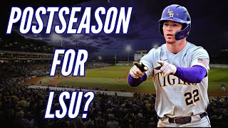 Will LSU Baseball Make the NCAA Tournament [upl. by Calica707]