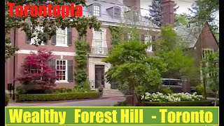 Mansions Of Forest Hill  One Of Torontos Wealthiest Hoods [upl. by Acirrehs]