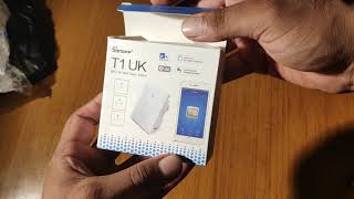 Sonoff T1 SMART WIFI SWITCH UK 3 Gang SWITCH [upl. by Vinson]