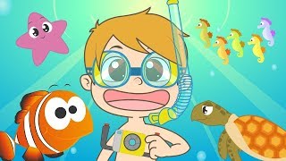 UNDERSEA LAND 🌊 Educational Songs and Cartoons  Nursery Rhymes for kids [upl. by Pearman]