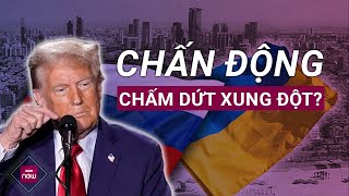 Câu nói ngắn của ông Trump về chấm dứt các cuộc xung đột gây chấn động thế giới  VTC Now [upl. by Annahc805]