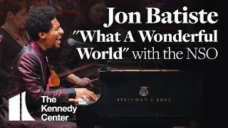 Jon Batiste  quotWhat A Wonderful Worldquot w National Symphony Orchestra  DECLASSIFIED [upl. by Oiralih825]