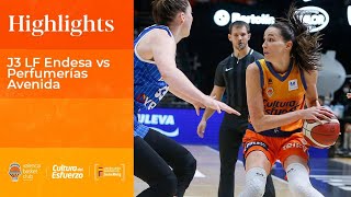 🏀 HIGHLIGHTS  J3 LF Endesa vs Perfumerías Avenida [upl. by Anirtac]