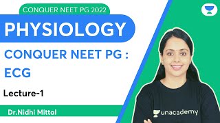 Conquer NEET PG 2022 ECG  Physiology  Lets Crack NEET PG  DrNidhi Mittal [upl. by Ahsilrak]