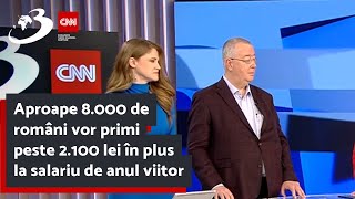 Aproape 8000 de români vor primi peste 2100 lei în plus la salariu de anul viitor [upl. by Eibbed690]