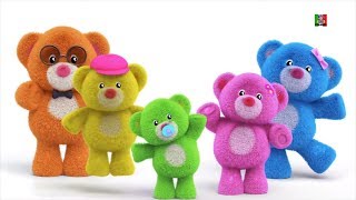 orsacchiotto famiglia  dito filastrocche  canzoni educative  Teddy Bear Finger Family [upl. by Ydnamron19]