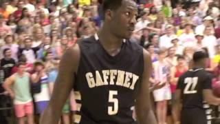 Gaffney vs TL Hanna 2014 2nd Round 4A South Carolina Basketball [upl. by Ainoet]