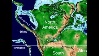 Plate Tectonic Evolution of North America  Scotese Animation [upl. by Dennis644]