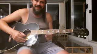 How to play Shame On The Moon by Bob Seger easy acoustic guitar [upl. by Etsirhc]